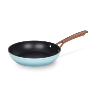 Forged Alu Misty Rain Series Fry Pan Non Stick Coating Gradient Color Exterior Gold Plated Handle Tempered Glass Lid 16/18/20/22/24/26/28/30/32cm