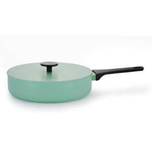 Press Alu L1 Series Deep Fry Pan Ceramic Coating Induction Base Soft Touch Handles Straight Body Design 24/28cm