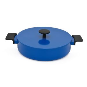 Press Alu L1 Series Low Casserole Ceramic Coating Induction Base Soft Touch Handles Straight Body Design 24/28 cm