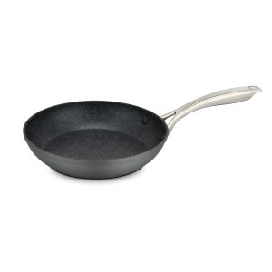 Press Alu Hard Anodized Series Fry Pan Non Stick Coating Induction Base Stainless Steel Handle Tempered Glass Lid 20/22/24/26/28/30cm