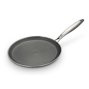 Stainless Steel Crepe Pan 316 Double Sided NonStick Composite Bottom Universal Dishwasher Safe Hybrid Starry Series Crepe Pan 20/22/24/26/28cm
