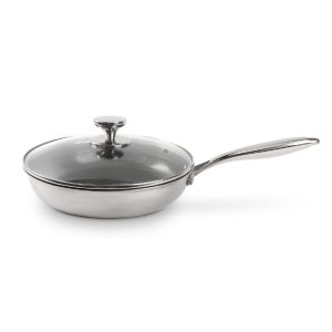 Hybrid Stainless Steel Honeycomb Deep Fry Pan 24/26/28/30cm