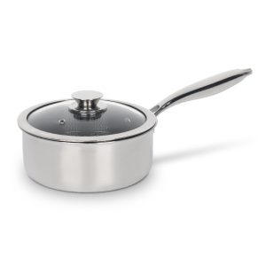 Hybrid Stainless Steel Honeycomb Sauce Pan 12/14/16/18/20cm